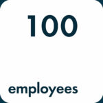 We employ 100 staff