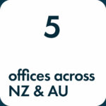 5 offices around NZ and Australia